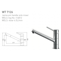 ECT Jamie Pin Handle Sink Mixer